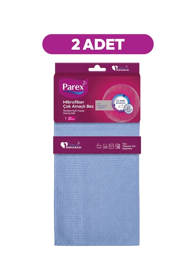 Mikrofiber Çok Amaçlı Bez Mavi İkili Paket Diğer