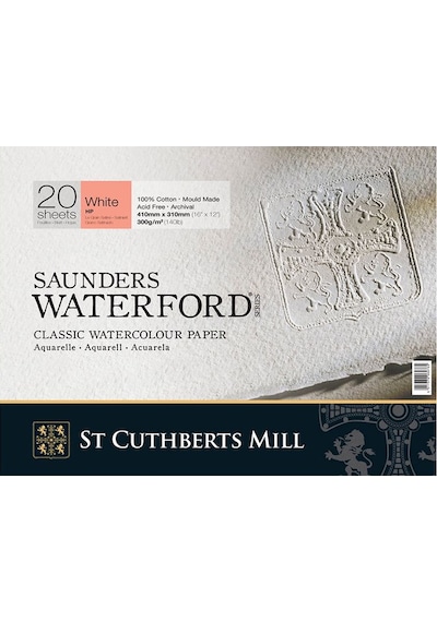 Saunders Waterford Hot Pressed Natural Blok 20 Yaprak 300G 31X41