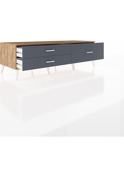 Kronos Tv Ünitesi 3 Çekmeceli 176x59x51 Çam-çam/antrasit Atlas Çam/antrasıt Kronos Tv Ünitesi 3 Çekmeceli 176x59x51 Çam-çam/antrasit Atlas Çam/antrasıt
