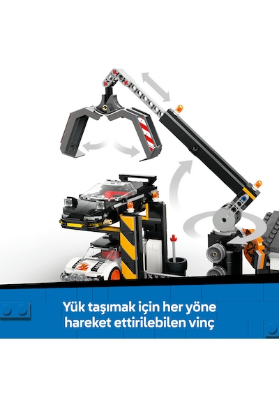 LEGO® City Hurdalık ve Arabalar 60472 - 7 Yaş ve Üzeri Çocuklar için Yaratıcı Oyuncak Yapım Seti (871 Parça)