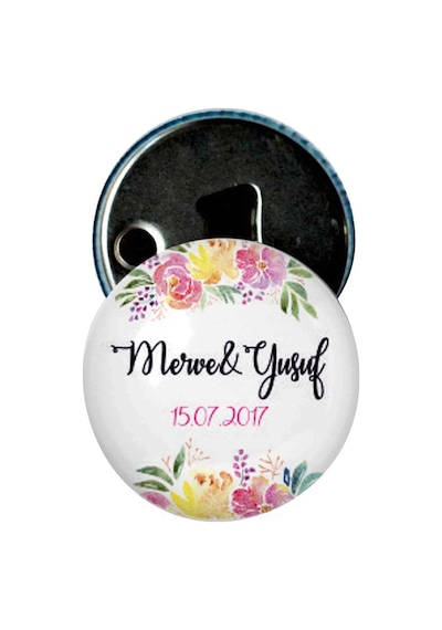 Nikah Şekeri Magnet Kapak Açacak İsimli Söz Nişan Hediyeli DA-109