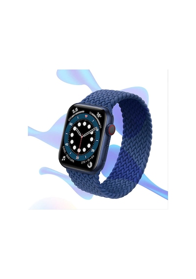 Apple Uyumlu  Watch Ultra 49 MM Kordon Krd-32 Large Hasır Örgü Dizayn