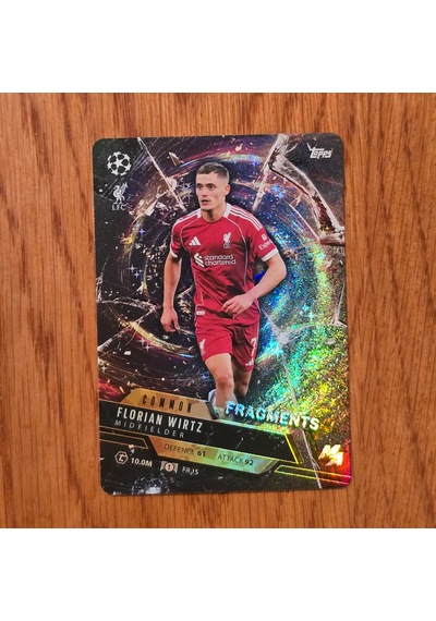 Topps Madness 2026 Florian Wirtz Fragments Oyun Kartı
