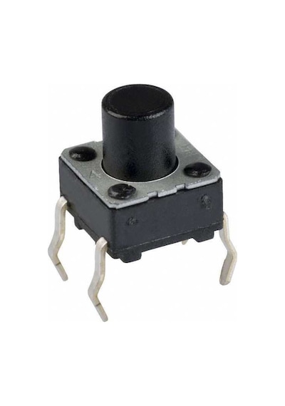 6X6 14Mm Tach Buton ( 4 Bacak )