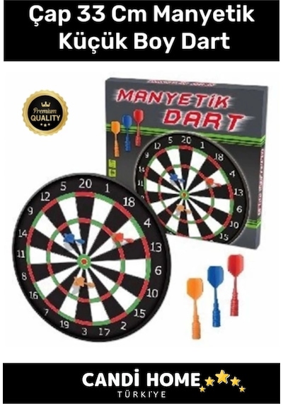 Özel Seri Eğitici Zeka Geliştirici Öğretici Eğlence Aile Manyetik Dart Küçük Boy Çap 33 Cm