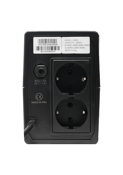 D-850 850va Lcdkesintisiz Güç Kaynağı Line Interactive 1x12v 7,5ah Ups Bilgisayar Modem Kamera
