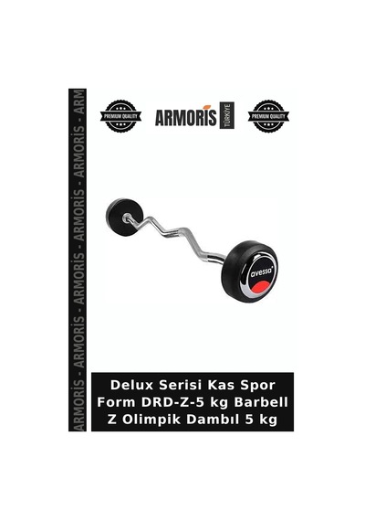 Delux Serisi Kas Spor Form Drd-z-5 Kg Barbell Z Olimpik Dambıl 5 Kg