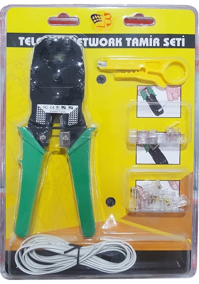 Network Telefon Bağlantı Pensesi Tamir Seti CE256