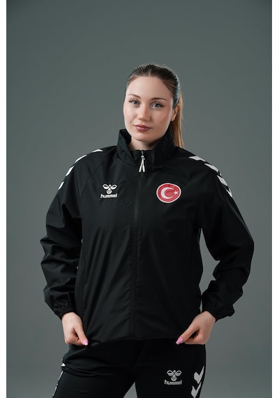 Hummel Line Milli Takım Yağmurluk Siyah