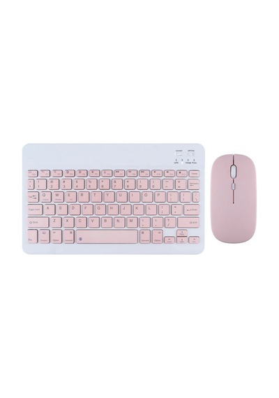 Fuchsia Sunny Renkli İnce Zarif Bluetooth Bağlantılı Çok Amaçlı Klavye Mouse Set Lazer