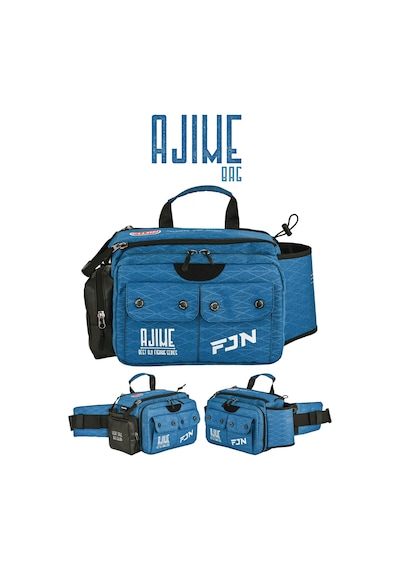 Fujin Ajime Bel Çantası Indigo - Balıkçı Çantası
