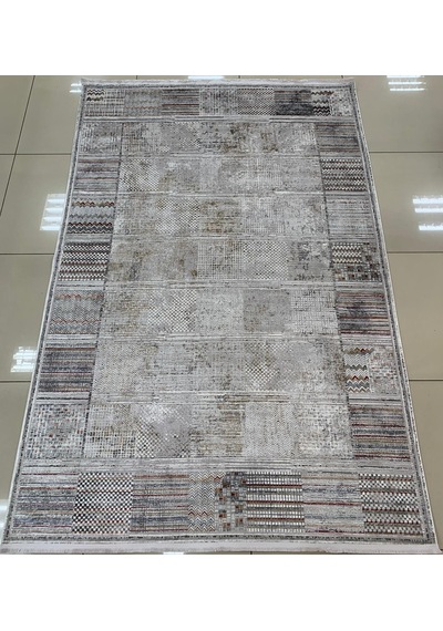 Padişah Halı Evidence 37868 110 Serisi Viskon Akrilik Salon Oturma Yatak Odası Halısı Gri