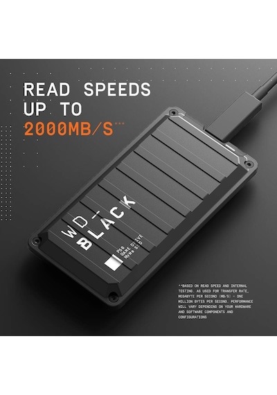 Wd WDBA3S0040BBK 4 TB2.5" P50 Game Drive Type-C USB 3.2 Taşınabilir Bellek