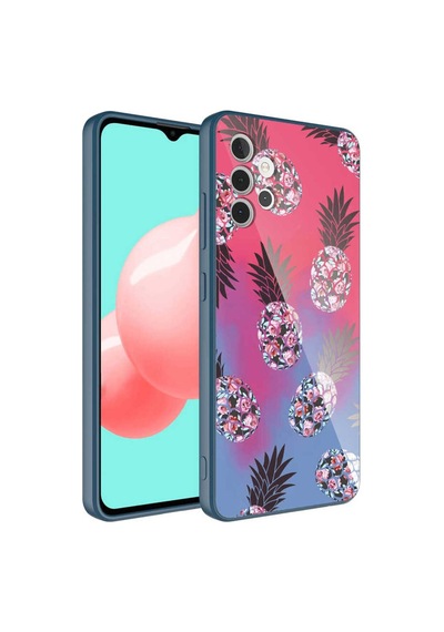 Galaxy A32 4g Kılıf Kamera Korumalı Desenli Sert Silikon Zore Epoksi Kapak NO3