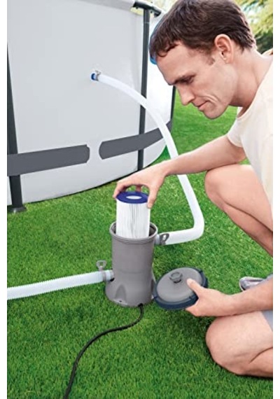 Ayrex Bestway İntex Havuzlarla Uyumlu 58383 + 58094 2006lt Devirdaim Motoru Filtre Seti Bw716