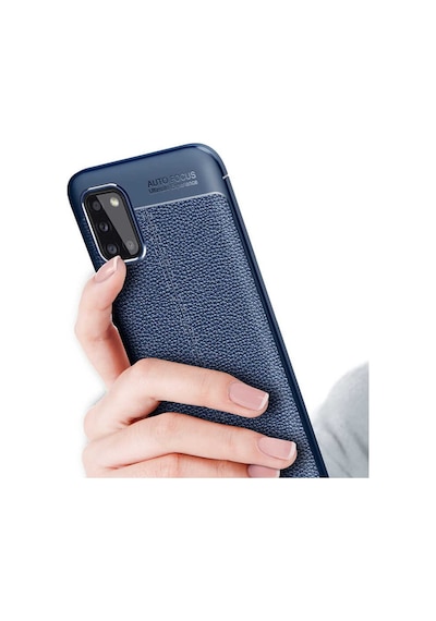 Samsung Uyumlu Galaxy A31 Kılıf Zore Niss Silikon Kapak-Lacivert
