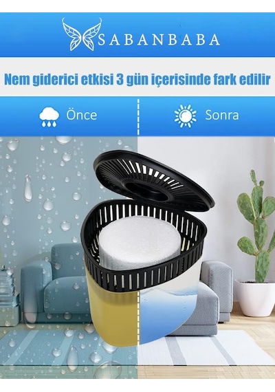 Saban Rutubet Giderici Nem Alma Cihazı Üçgen Kokulu Kokusuz Vanilya Diğer