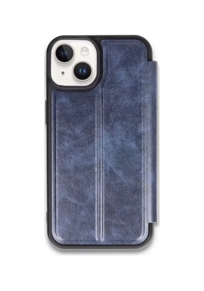 Newface Apple Apple iPhone Uyumlu  15 Kılıf Flip Cover - Lacivert