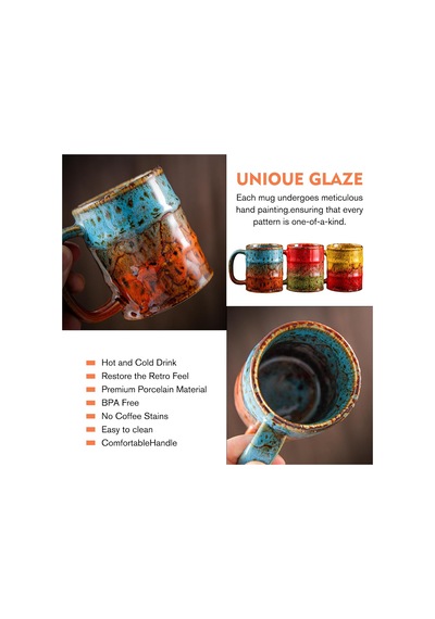 Tr Espresso Bardakları,5oz Espresso Bardak Seti 6 El Yapımı Fırın Sırlı Seramik Espresso Bardakları, Mükemmel S Diğer