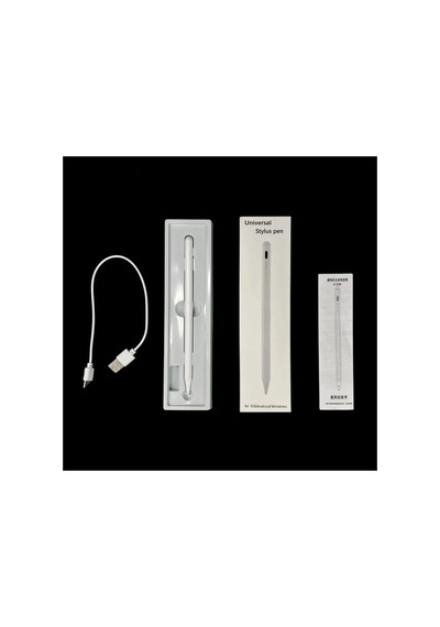 K2260 Ios Ve Android Uyumlu Universal Dokunmatik Stylus Kalem - Beyaz - 100