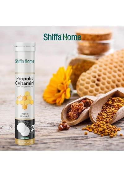 Aksu Vital Shiffa Home Propolis & C Vitamini  20 Efervesan Tablet  3 Adet