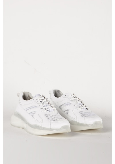 Marcomen 17408 Gerçek Deri Erkek Sneaker Beyaz