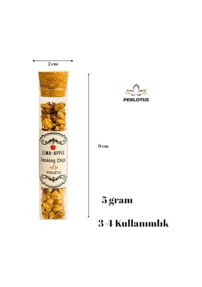 Perlotus Meşe Elma Kiraz Ağacı Viski Tütsüleme Talaşı 5 Gr X 3 Adet Camtüpte 000 Açık Krem