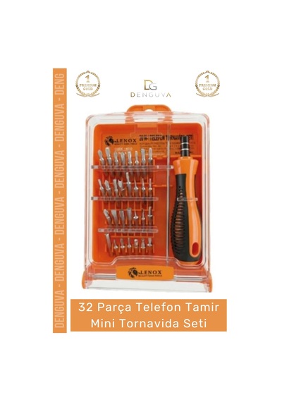 Tornavida Profesyonel Hassas Elektronik Onarım Seti 32 Parça Telefon Tamir Mini Tornavida Seti