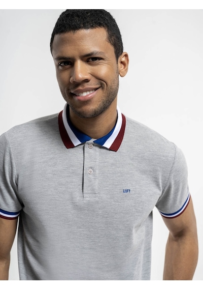 Loft Erkek Polo Yaka T-shirt Gri Lf2036701 24yp69000469 P69200 Gri