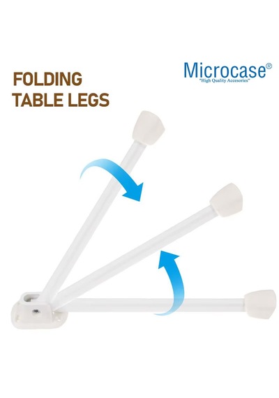 Microcase 25 Cm Metal Katlanabilir Masa Ve Sehpa Ayak Takımı 4 Adet - Al5058 Siyah