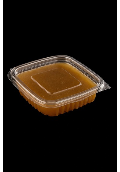 Plastik Kapaklı Sızdırmaz Saklama Kabı 150 Ml 100 Lü Set Tek Kullanımlık Gıda Kabı