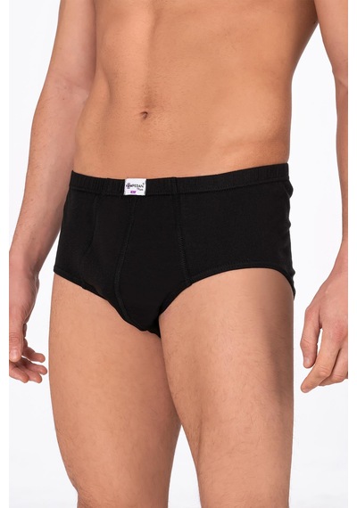 Erkek Süprem Slip Siyah Kompedan K0037-siyah Siyah