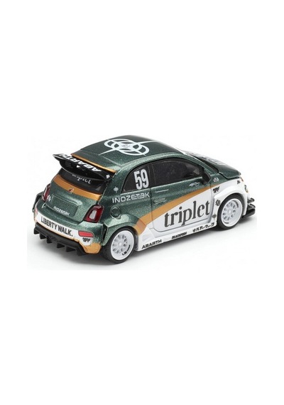 Mini Gt 1/64 Abarth 595 Lb-works Ty Edition Diecast Koleksiyon Model Araba 5,7 Cm