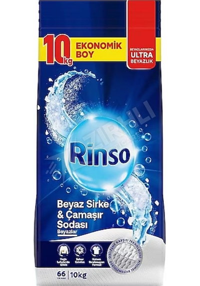 Rinso Toz Beyaz Sirke Ve Soda 10 Kg