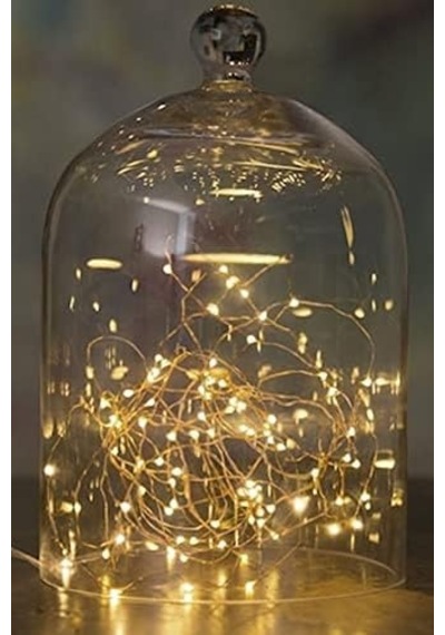Dekoratif Pilli Led - Tel Led Işık 5 Mt Loş Işık 1410 Açık Gold