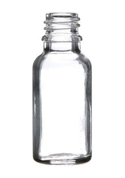 Şeffaf Cam Şişe 10 Ml Kapaksız 25 Mm 90 Adet