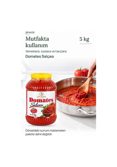 Domates Salçası 5 kg - Bidon Ambalaj