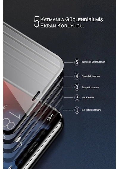 Samsung Galaxy Uyumlu S23 Tam Kaplayan Mat Seramik Nano Esnek Ekran Koruyucu Cam