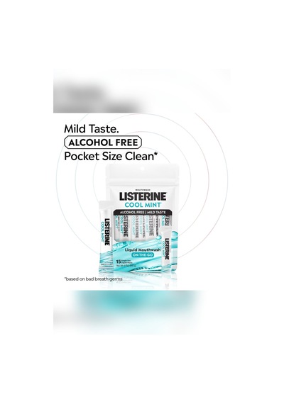 Listerine Cool Mint Alkolsüz Ağız Çalkalama Suyu Tek Kullanımlık 15 Adet