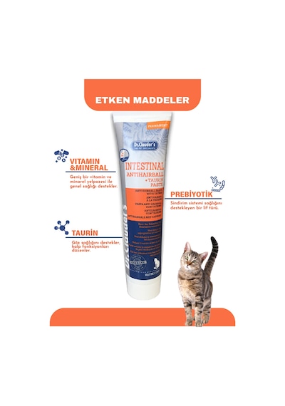 Dr. Clauder's Intestinal Hairball Tüy Yumağı Kontrol Macunu 100 G