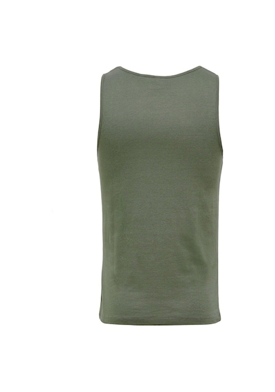 Jack & Jones Only & Sons Erkek Slim Düz Fit Yeşil Atlet Tank Top - 22022666 Yeşil