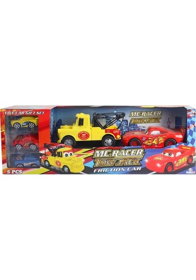 Mc Racer 5'Li Araba Seti