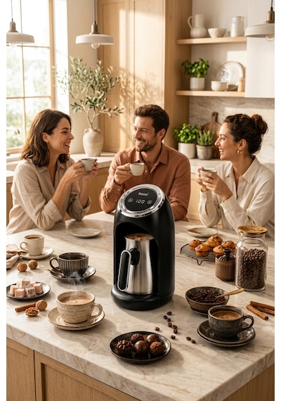 4 Fincan Kapasiteli 500w Türk Kahve Makinesi Fr-tk302