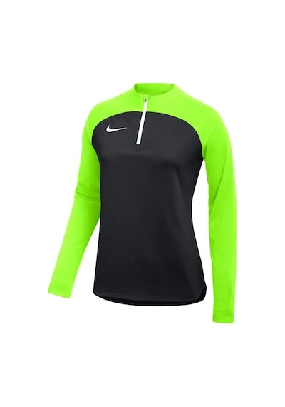 Nike W Nk Df Acdpr Dril Top K Dh9246-010 Siyah Yeşil Kadın Antrenman Eşofman Üstü 001