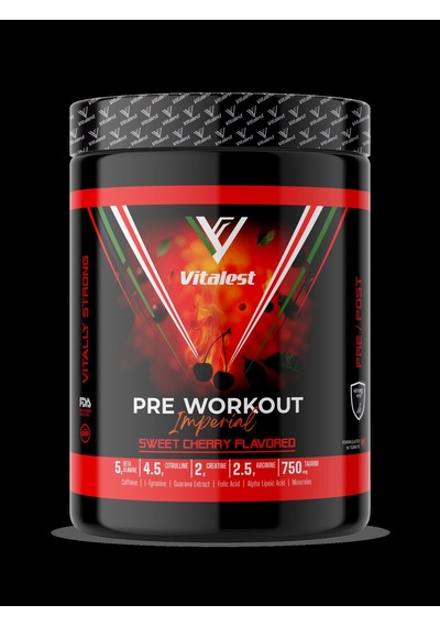 Pre Workout Imperial 468 G Kiraz Aromalı 5g Beta Alanin, 4.5g Sitrülin, 2g Kreatin