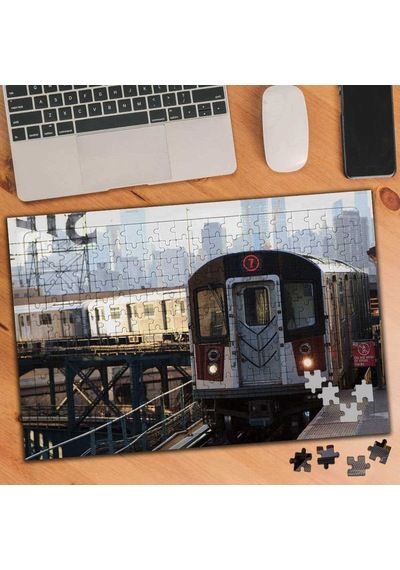Metro İstasyonu Demir Yolu 240 Parça Puzzle Yapboz-104196395