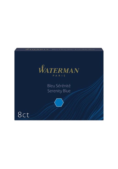 Waterman Dolma Kalem Kartuşu 8 Li Mavi S0110860 Çok Renkli