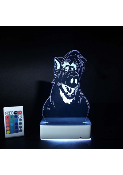 Özel Tasarım Alf 3D Led Lamba