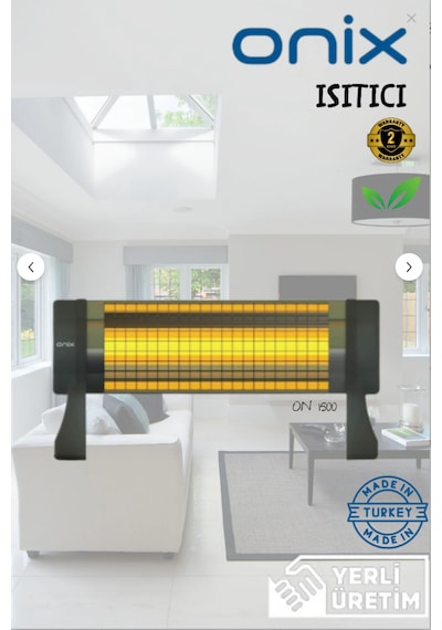 Onıx 1500 Watt Masa Altı Elektrikli Isıtıcı