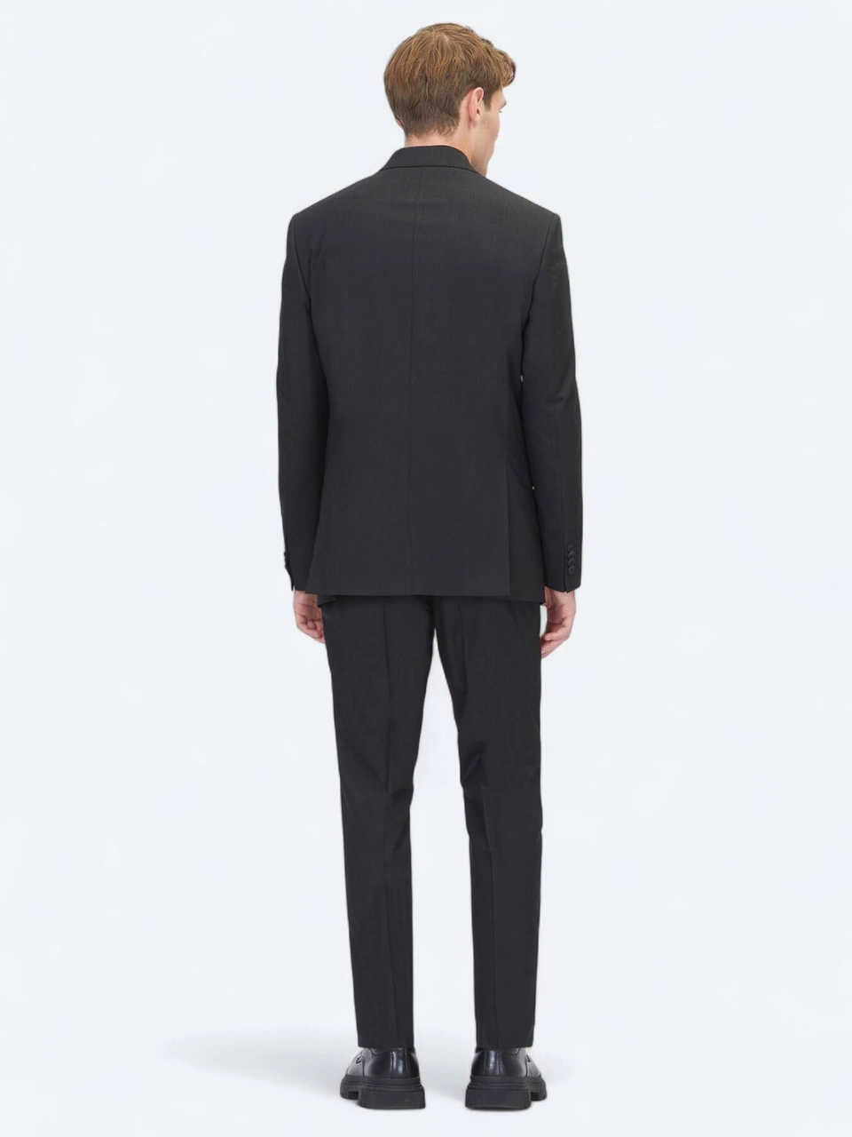 Kip Siyah Mikro Modern Fit Takım Elbise Siyah
